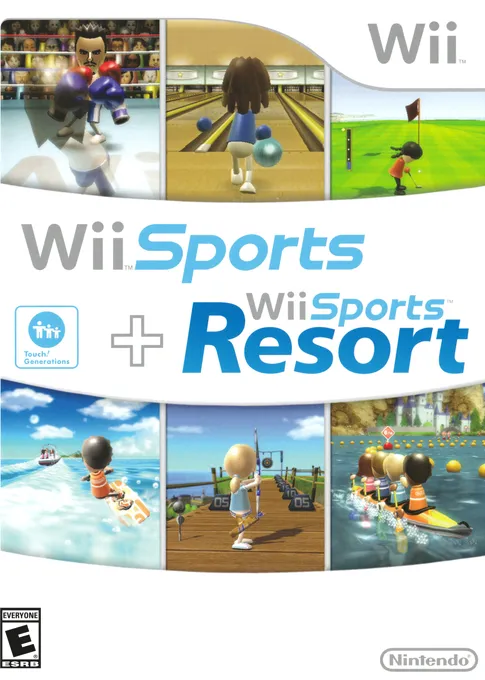 Wii Sports + Wii Sports Resort (USA) (En,Fr,Es)